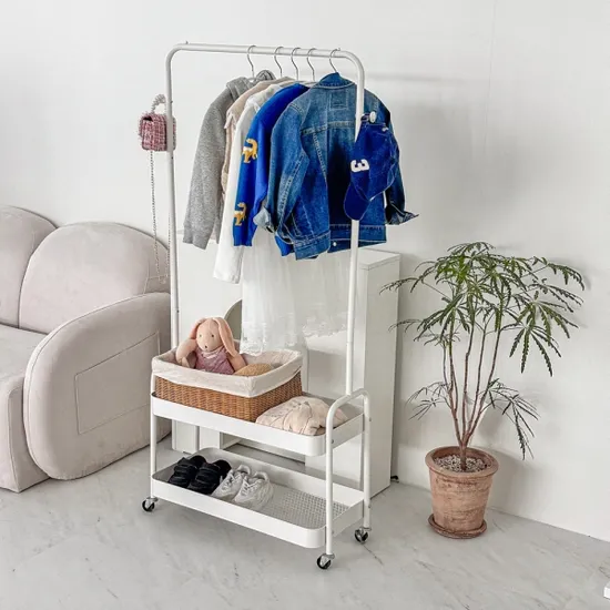 소소한 트롤리 2단 바스켓 행거