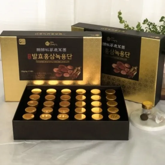 발효홍삼 녹용단 4g 30환 쇼핑백 포함