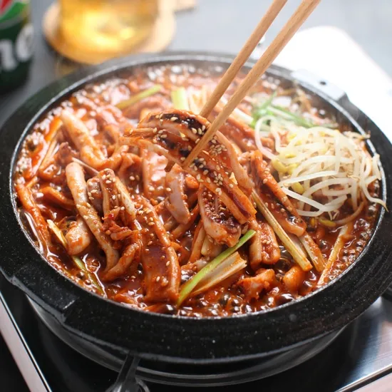 군산탱탱 오징어볶음 400g 1팩 순한맛 매운맛 택1