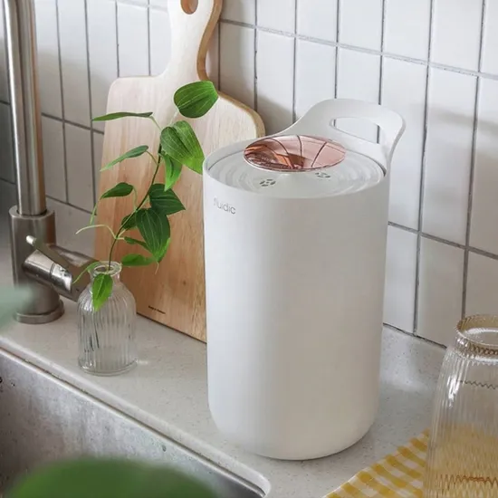 음식물 쓰레기통 화이트