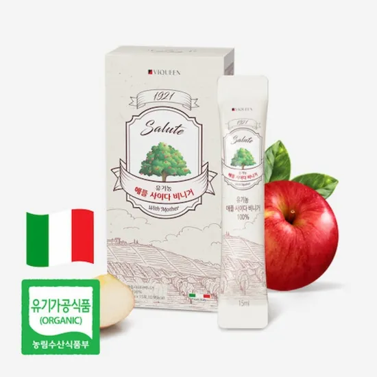 유기농 애플 사이다 비니커 애사비 15ml 15포 2박스