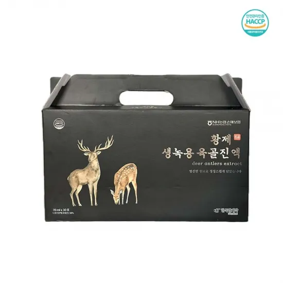 황제 생녹용 육골진액 70ml 30포 녹용추출물 30%함유