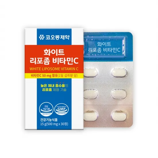 화이트 리포좀 비타민C 500mg 30정