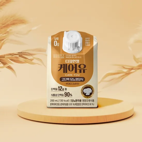 케어유 고단백 당뇨 균형영양식 200ml 24팩 1박스 2종 택1