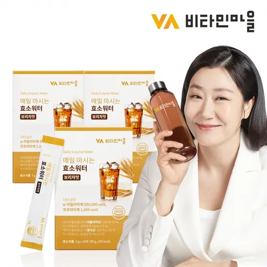 매일 마시는 효소워터 보리차맛 3g 30포 1박스