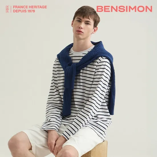 25SS 남성 스트라이프 티셔츠 2종 택1