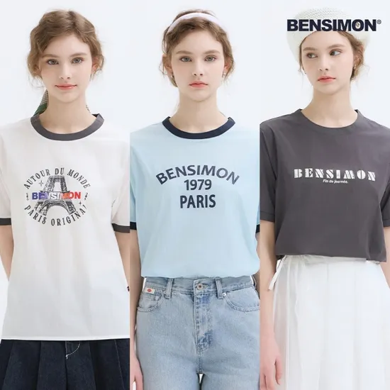 여성 시그니처 아트웍 쿨티셔츠 3종 택1