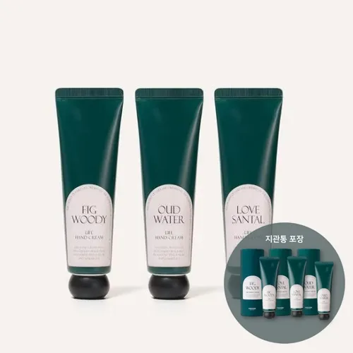 W.DRESSR00M 라이프 핸드크림 3종 택1 러브상탈 오드워터 휘그우디