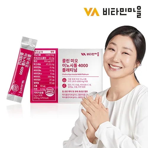 콜린 미오 이노시톨 4000 플래티넘 5g 30포 1개