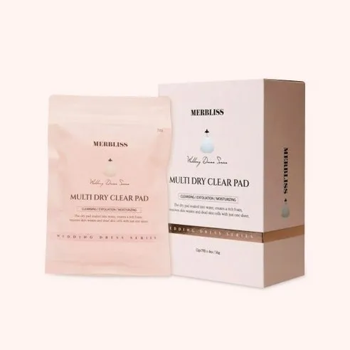 멀블리스 멀티 드라이 클리어패드 클렌징티슈 2g 7매 4봉입 1박스