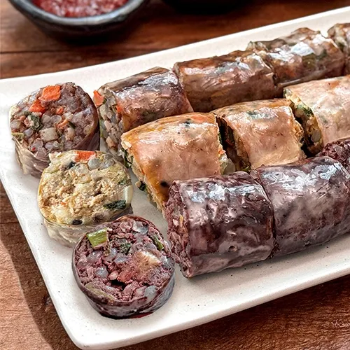 순대 전통고기 찹쌀 두부야채 3종