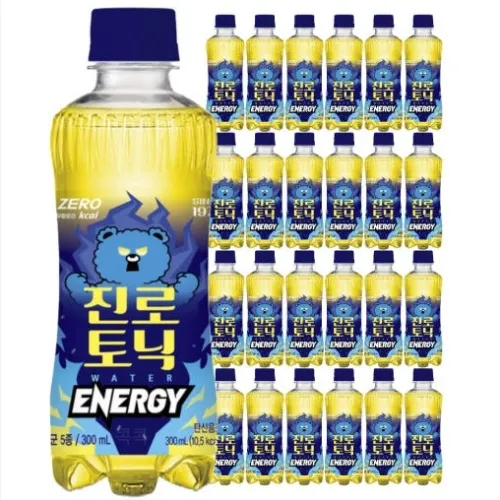 제로칼로리 진로 토닉워터 에너지 300ml 24입 1박스
