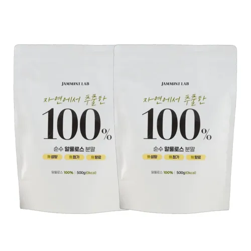 잼민트랩 알룰로스 분말 500g 2개세트