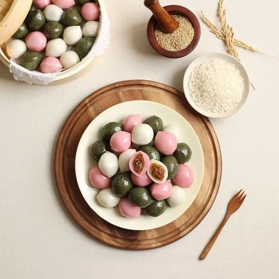 바로먹는 말랑 깨송편 600g x 2개