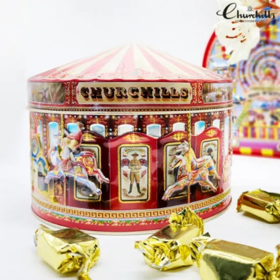 캐러셀 잉글리시 토피 틴케이스 300g