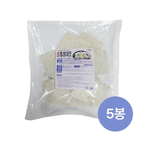 우리밀 네모 생선까스 600g 5봉 1박스 총 3kg