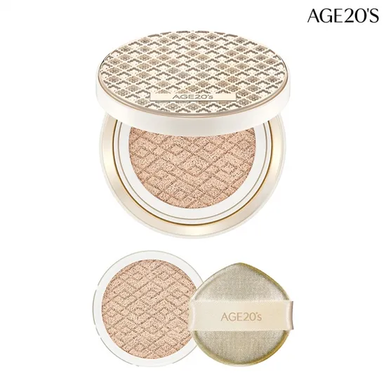 에이지투웨니스 실크 하이 커버 쿠션 본품1개 리필1개