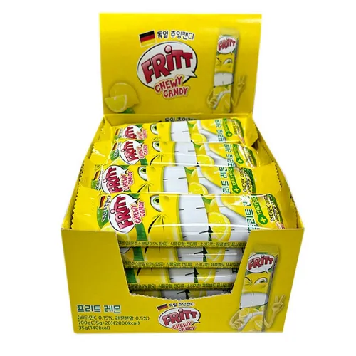 프리트 츄잉캔디 레몬 35g 20입 10박스 총 200입 7kg