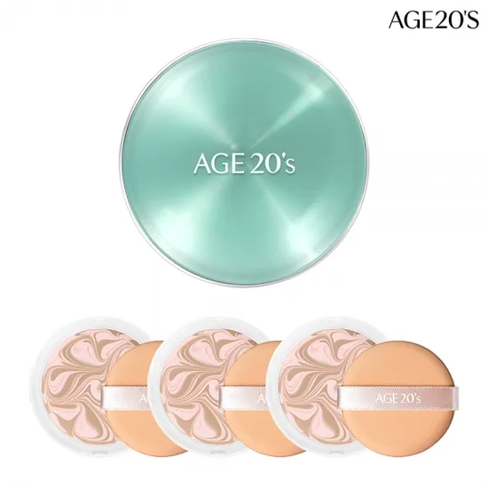 에이지투웨니스 프레쉬 레디언스 SPF50+/PA+++ 케이스 리필 3개