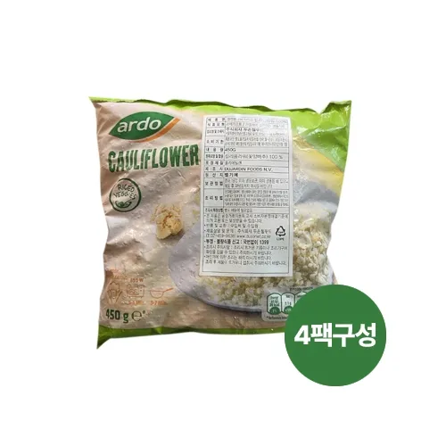 컬리플라워 다이스 450g x 4팩