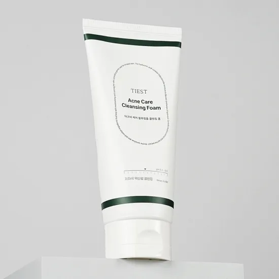 티에스트 아크네케어 블루컴플 클렌징폼 약산성 여드름 저자극 세안제 180mL