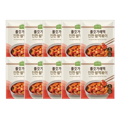 쫄깃 가래떡 진한쌀떡볶이 320g x 10팩 3200g