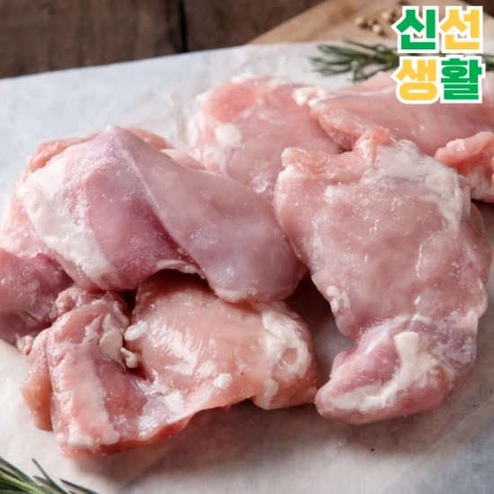 국산 냉장 닭정육(뼈없는 다리살) 1kg (5,421원/무료)