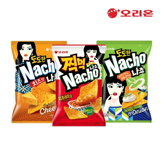 오리온 나초 3종세트 총 12봉 (11,950원/무료)