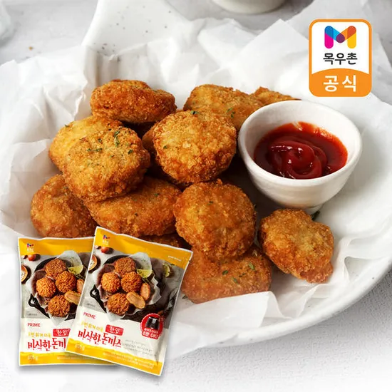 목우촌 한입돈까스 500g 2개 (11,700원/무료)