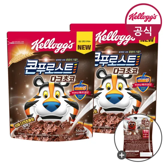 코인딜) 다크초코 콘푸로스트 550g x 2 (6,173원/무료)