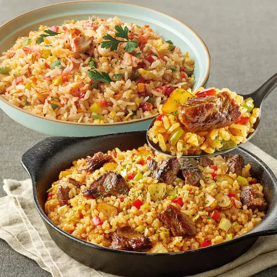 애슐리볶음밥 4인분+4인분 2팩 골라담기 (16,090원/무료)