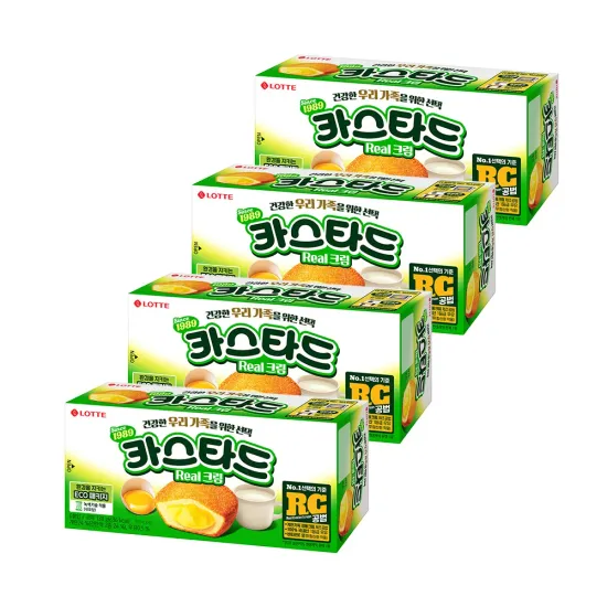 롯데웰푸드 카스타드 138g x 4개 (5,186원/무료)