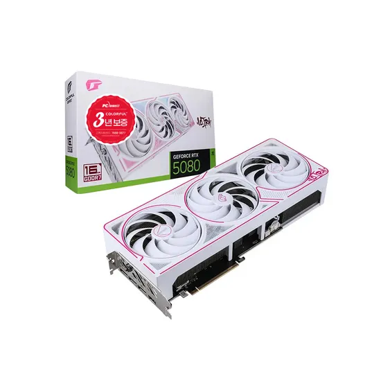 COLORFUL iGame 지포스 RTX 5080 ULTRA OC White D7 16GB