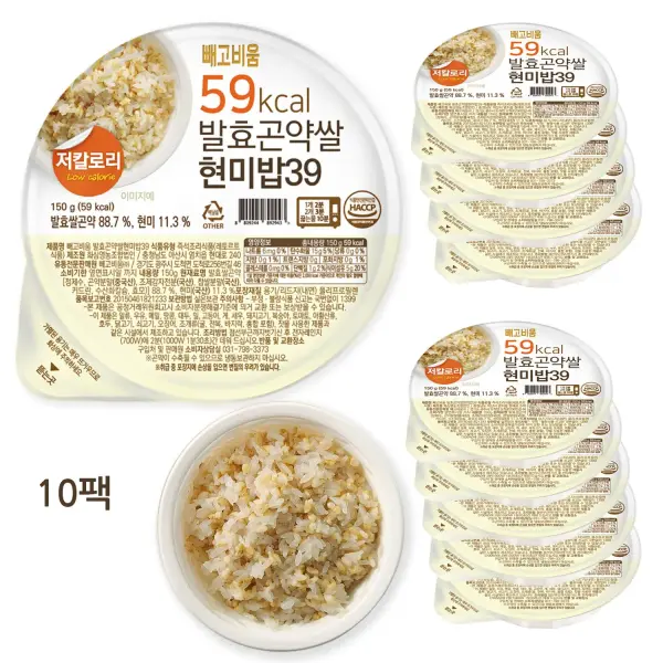 발효곤약 현미밥 150g 30개