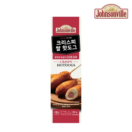 쟌슨빌 크리스피 핫도그 80g