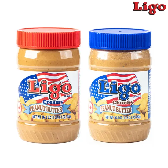 땅콩버터 땅콩잼 천크 462g 크리미 462g 2개