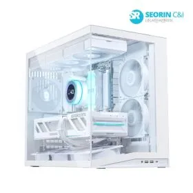 LIAN LI O11D MINI V2 FLOW 화이트 케이스 1개
