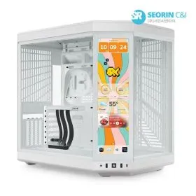 HYTE Y70 Touch Infinite 스노우 화이트