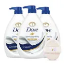 도브 바디워시 1L 3개