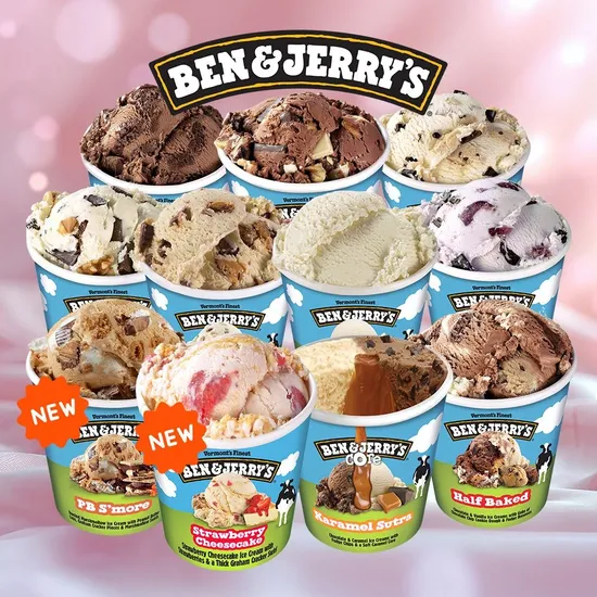 벤앤제리스 파인트 473ml 11가지 중 4가지 골라담기