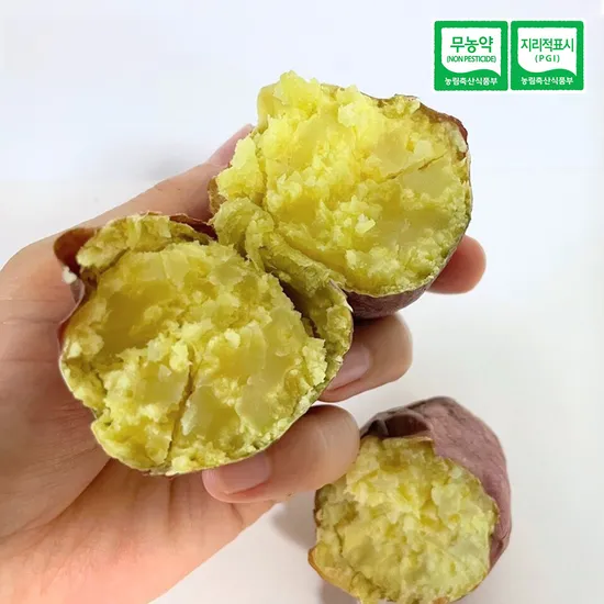 무농약 해남 햇 밤고구마 진율미 특상 5kg