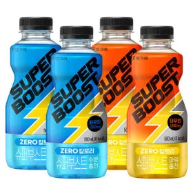 슈퍼부스트 2종 파워충전 수분충전 500ml 24펫