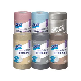 스카트 버블 수세미 50개입 6개