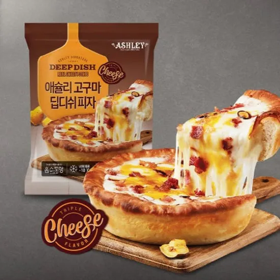 애슐리 고구마 딥디쉬 피자 388g 3개