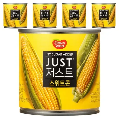 동원 JUST 노슈가 스위트콘 340g x 5개