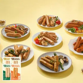 육식토끼 닭가슴살 소시지 80g 20팩