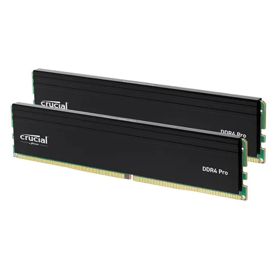 크루셜 프로 DDR4 32GB 2x16GB 3200MTs 히트 스프레더 램