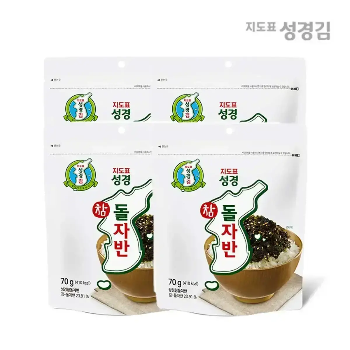 지도표 성경김 고소한 참돌자반 70g 4봉