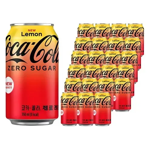 코카콜라 제로 레몬 350ml 24개