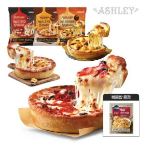 애슐리 오리지날 딥디쉬 피자 3개 통새우볶음밥 230g 증정